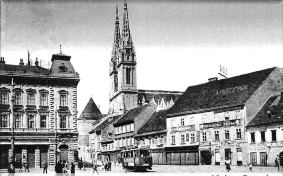 Tramvaj u Bakačevoj oko 1913. godine